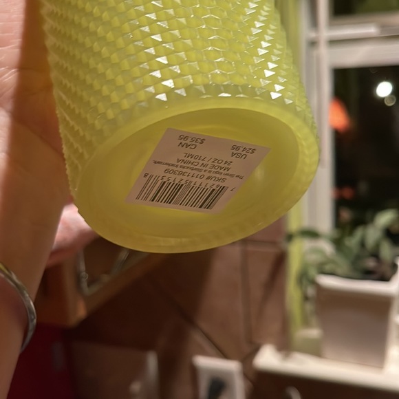 RARE Glow in the Dark Studded Starbucks Tumbler Cup 24 oz. Venti - Picture 3 of 4